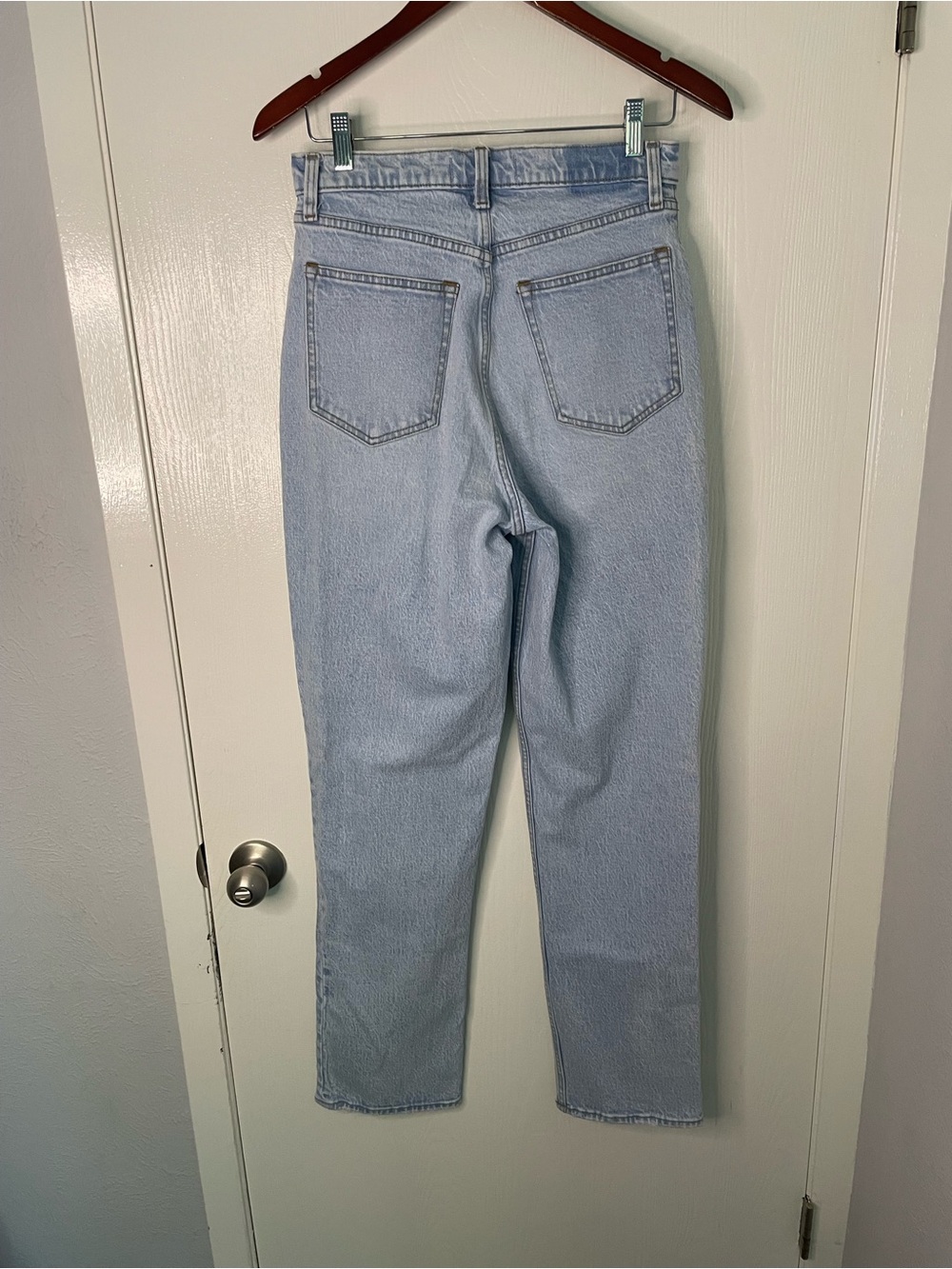 Abercrombie Curve Love 90s Straight Ultra High Rise Jeans 29 Long - Picture 3 of 9